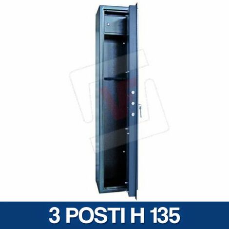 ARMADIO PORTAFUCILI PORTA FUCILI 2 3 5 7 10 FUCILIERA SECURITY BLINDATA (13218V) 3 POSTI (32195)