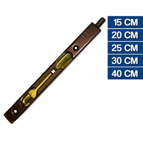 CATENACCIO A LEVA BRONZATO CHIUSURA PORTA FINESTRA VARIE MISURE (12410V) 15 CM (12410)