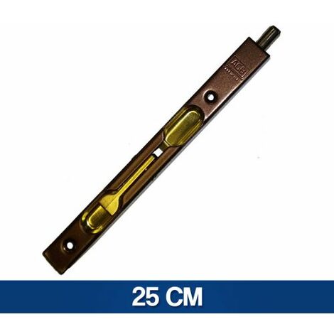 CATENACCIO A LEVA BRONZATO CHIUSURA PORTA FINESTRA VARIE MISURE (12410V) 25 CM (12409)