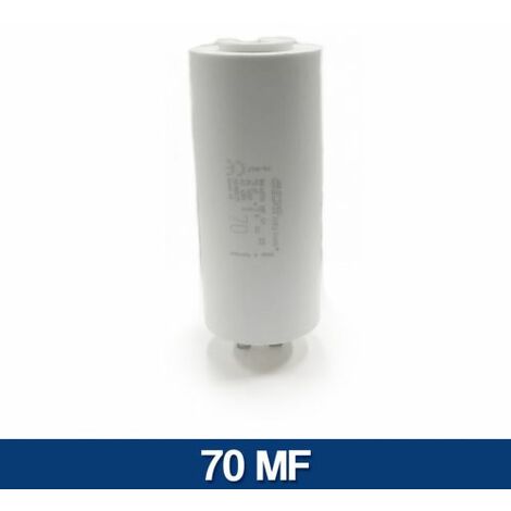CONDENSATORE MOTORE ELETTRICO ELETTROPOMPA DA 1 A 80 MF MICROFARAD 450 V 10976V 70 MF (30158)