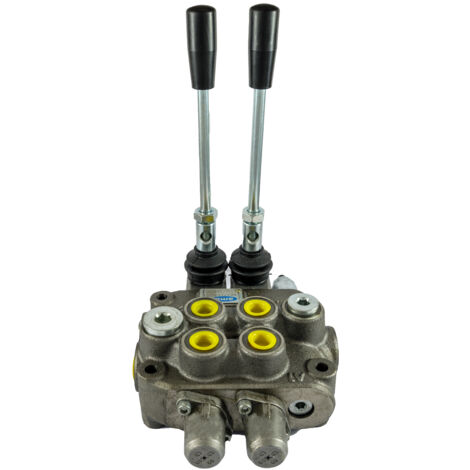 Distributore oleodinamico Ama a 2 leve doppio effetto - 40L