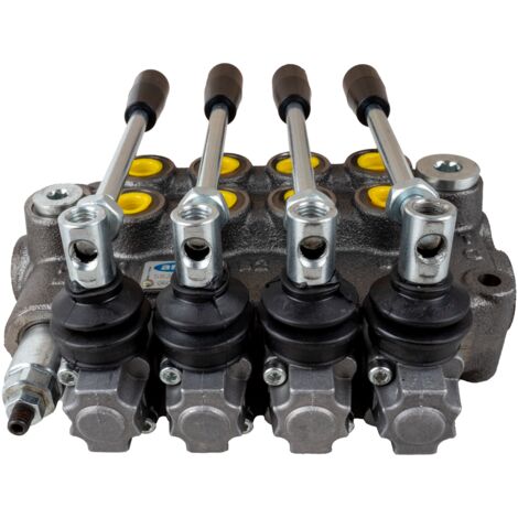Distributore oleodinamico Ama a 4 leve doppio effetto - 40L