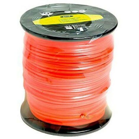 Filo Decespugliatore Professionale BURG - Sezione Quadrata 6.0mm, 55m, Verde Fluorescente - Foto 4