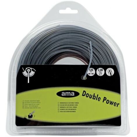 FILO PER DECESPUGLIATORE MM 3,3 X 45 MT BICOMPONENTE DOUPLE POWER TONDO (26801)