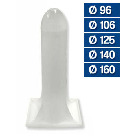 IMBUTO TUBO PER CARICARE INSACCARE RETE SALUMI INSACCATI CON OGIVA VARI 24104V 96 (24104)