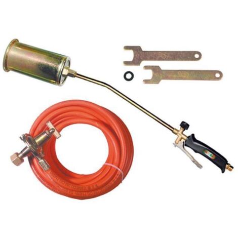 Cannello Da Cucina Megainvo Con Serbatoio 18g - Bruciatore A Gas Butano, Fiamma Regolabile Fino A 1300°C, Finestra Visiva