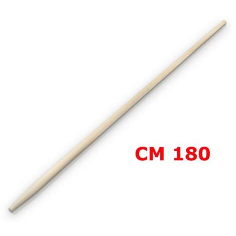 MANICO RASTRELLO IN LEGNO 180 CM PER AGRICOLTURA ORTO GIARDINO GIARDINAGGIO