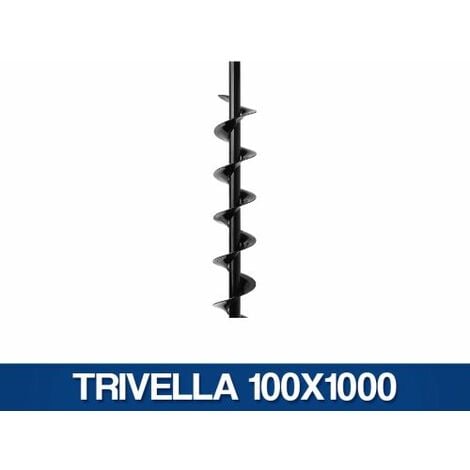 G Trivella A Scoppio 52CC Mototrivella (con 3 Punte A Coclea 100/150/200mm* Lunghezza 800mm) Trivella A Mano Foro Postale Scavatori Borer - Foto 2