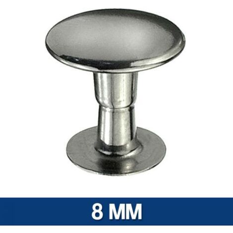 RIVETTI MASCHIO FEMMINA NICHELATI 15+15 (20520V) MM 8 (20520)