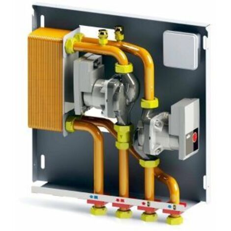 SCAMBIATORE KIT 34 PIASTRE 35KW MODULO INTERFACCIA TERMOPRODOTTO CALDAIA (24448)