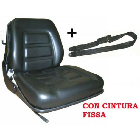 SEDILE MOLLEGGIO MULETTO CARRELLI ELEVATORI ESCAVATORE TRATTORE CINTURE 20019/1