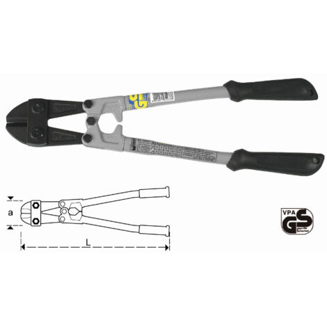 TAGLIABULLONI 350mm - Tronchese MAURER - LAME AL CROMO MOLIBDENO