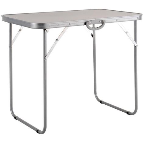 TAVOLO PIEGHEVOLE RICHIUDIBILE PER CAMPEGGIO PICNIC IN ALLUMINIO 80X60X70 29579