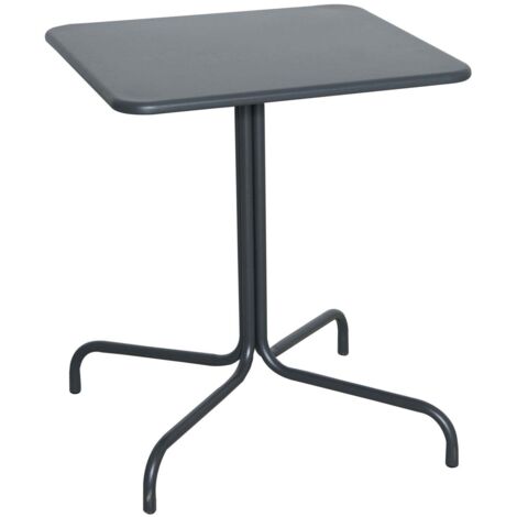 Tavolo Bar Quadrato Con Piede Centrale - Legno Massello Abete 80x80cm, Altezza 75cm - Foto 6