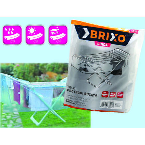 Telo Copribiancheria Impermeabile Casabriko - 250x110 Cm, Protezione Per Biancheria Da Esterno