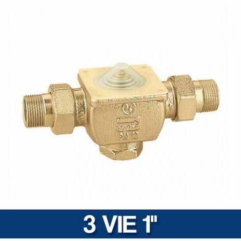 VALVOLA DI ZONA A PISTONE CALEFFI 632500 633500 632600 633600 VARI TIPI 24927V 3 VIE 1'' (24926)
