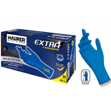 GUANTI IN LATTICE EXTRA RESISTENTE PER ESTETISTA CASALINGA TAGLIA XL PZ 50 24840