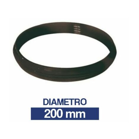 GUARNIZIONE SILICONICA PER TUBO TUBI STUFA PELLET CAMINO CANNA FUMARIA 24434V 200 (20805)