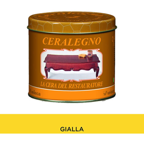 Ceralegno per Lucidare e Proteggere Legno 500 ml VELECA - Giallo