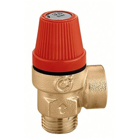 Valvola di sicurezza ordinaria attacchi mf d 1/2 2,5 bar caleffi 312425