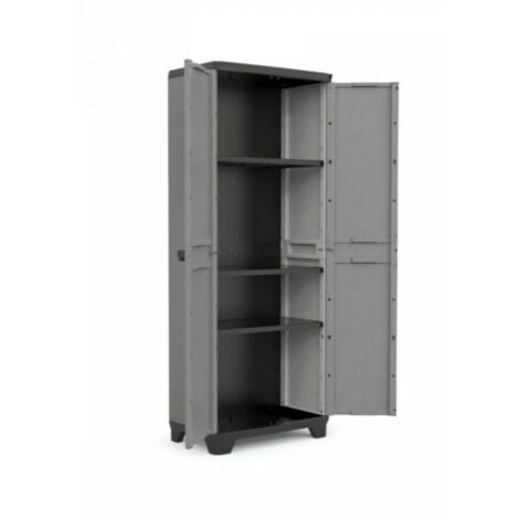 ARMADIO RESINA RIPIANI ALTO BASIC MOBILE ESTERNO TERRAZZO GIARDI 68X39X173 51018