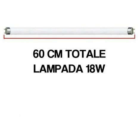 NEON UV LAMPADA RICAMBIO PER ZANZARIERA ELETTRICA ATTINICA INSETTI ZANZARE 21831V CM 60 W18 (35915)