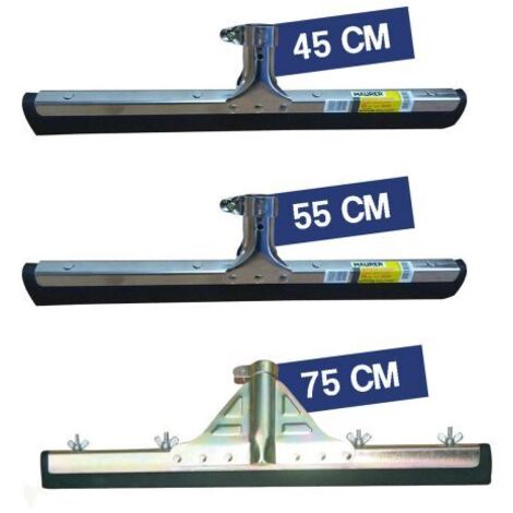Spatolone Tira Acqua per Pavimenti misura Media 45 cm Doppia Gomma Maurer