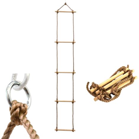 GIOCHI PER BAMBINI SCALETTA CORDA ARRAMPICATA 'BIMBO EASY CLIMB' H 195 CM 37690