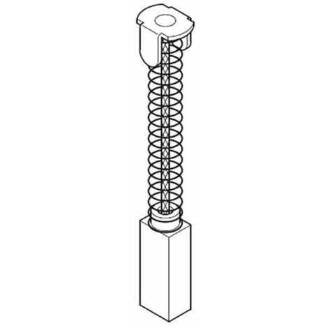 COPPIA SPAZZOLE SPAZZOLA A CARBONCINO RICAMBIO PER UTENSILI MAKITA 13713V 7X18X16 PZ.2 (18631)