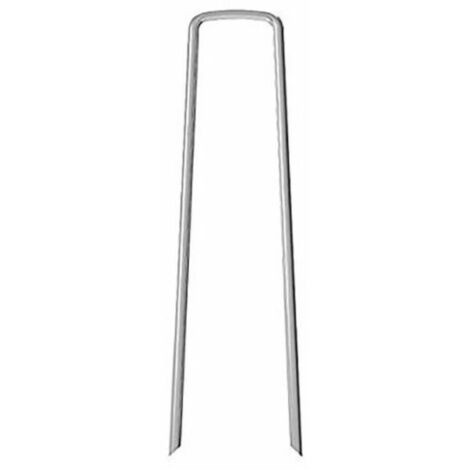 PICCHETTO PICCHETTI PER FISSAGGIO TELI PACCIAMATURA TERRENO 25743V MM 180X40 PZ 50 (14951)