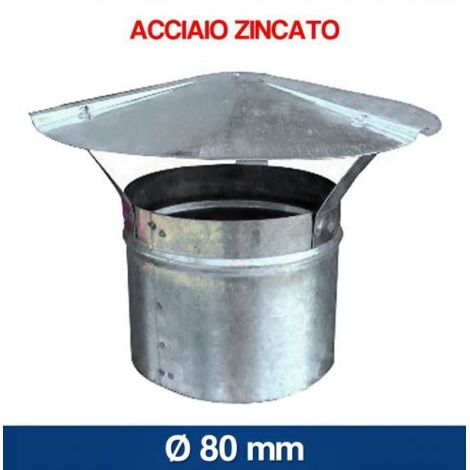 FUMAIOLI TERMINALI FISSI A CAPPELLO ZINCATO DA Ø 8 A Ø 14