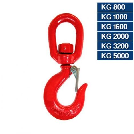 GANCI GANCIO DI SOLLEVAMENTO GIREVOLE PORTATA 800 KG