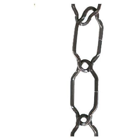1 MT CATENA PER LAMPADARI FINITURE OTTONE LUCIDO / BRONZO AL METRO 14968V BRONZO (14969)