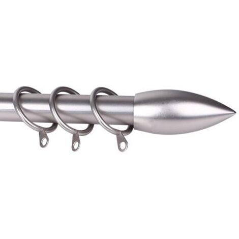 SCORRITENDA BRIXO ETRURIA FINITURA ARGENTO PERA BASTONE PER TENDE
