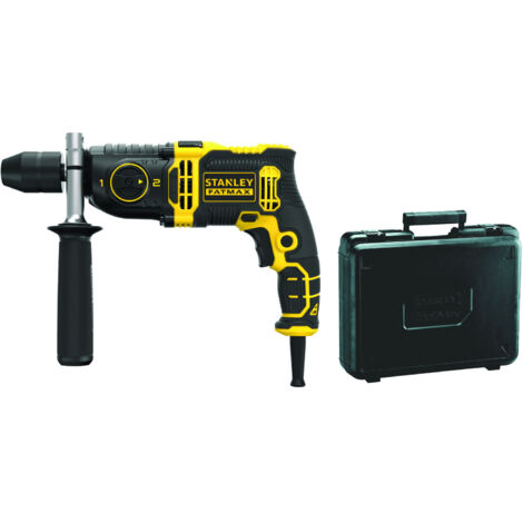 Trapano a Percussione 850W a 2 velocità meccaniche STANLEY FATMAX FMEH850K - TRAPANO+VALIGETTA (1/10)