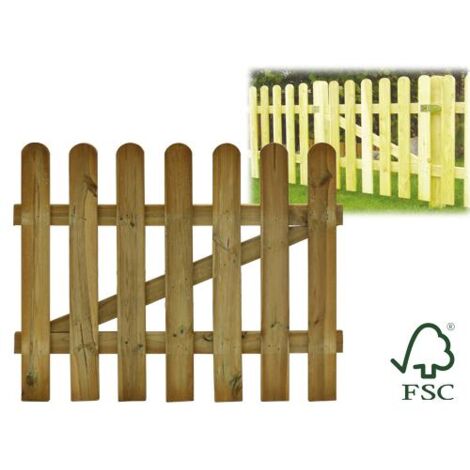 CANCELLETTI GIARDINO CANCELLO STACCIONATA LASA PER RECINZIONI CM.100X80
