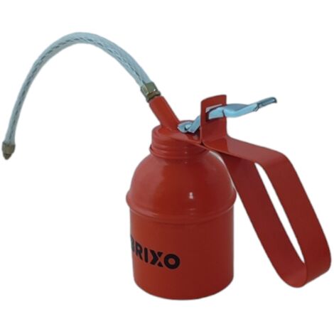Oliatore brixo con serbatoio in metallo e canna flessibile 200ml (1/4)