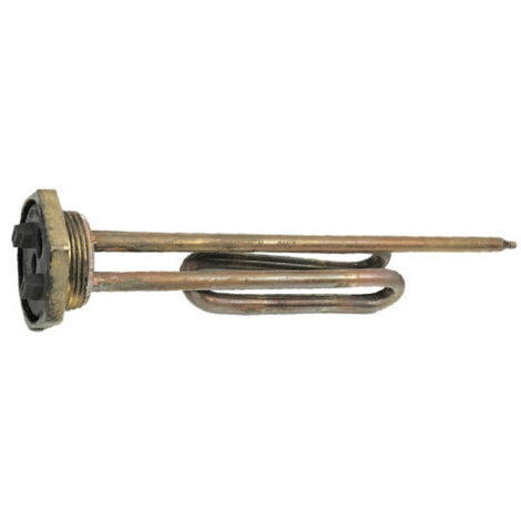RESISTENZA PER SCALDACQUA TIPO 'RICURVO FILETTATO' 1200 W -  11/4 MADE IN ITALY