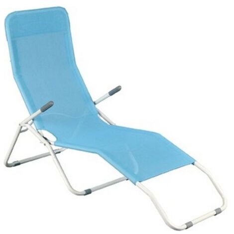SDRAIO SPIAGGIA OSCILLANTE LONG BEACH PRENDISOLE ARREDO GIARDINO BLU TURCHESE