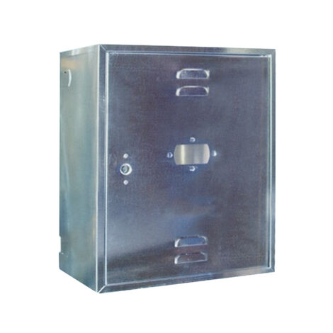 Armadietto In Lamiera Zincata Per Contatori Gas 50x40x25cm