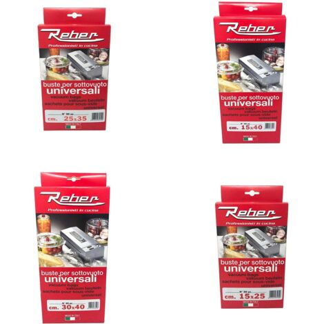 SACCHETTI BUSTE SOTTOVUOTO NIDO D'APE CM 15X25 PZ 30  (14027)