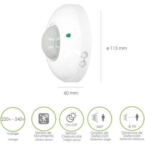 Tuya Sensore Di Movimento PIR 360 Cablato Da Soffitto - Foto 3