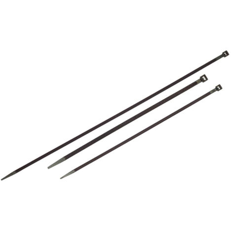Fascette per Cablaggio Nere in Nylon 280x3,5 mm Cf. 100 Pz Maurer