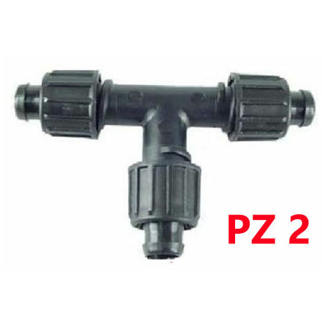 TEE TI T PER MANICHETTA TUBO ALA GOCCIOLANTE IRRIGAZIONE 17X17X17 PZ 2 (12304)