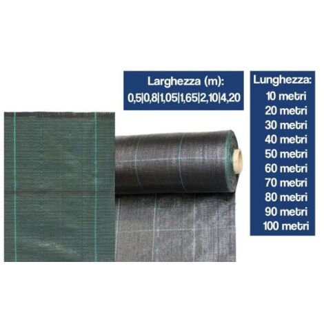 TELO PACCIAMATURA ANTIRADICE ANTI RADICE ANTIALGA PER ERBACCE ORTO 26193V 90 MT,4,20 (26249)