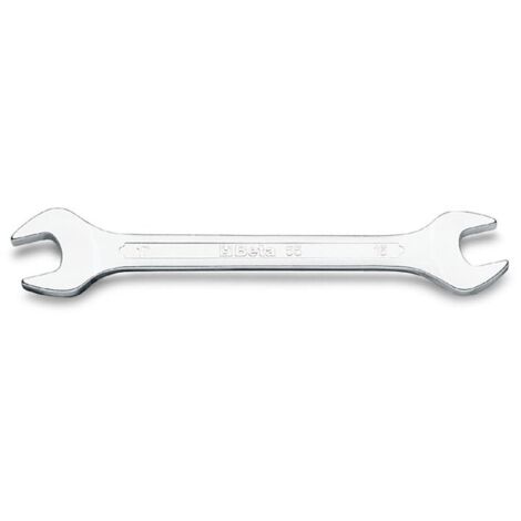 BETA Chiave a Forchetta Doppia Acciaio Cromato - Uni-ISO 10102 din 3110 - 55 mm 4-5