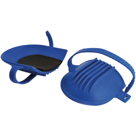 Ginocchiera in gomma, colore blu