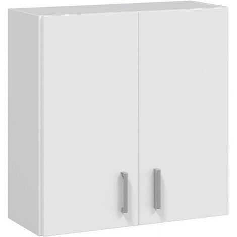 PENSILE MULTIUSO BAGNO/LAVANDERIA BIANCO 60X59X26,5CM