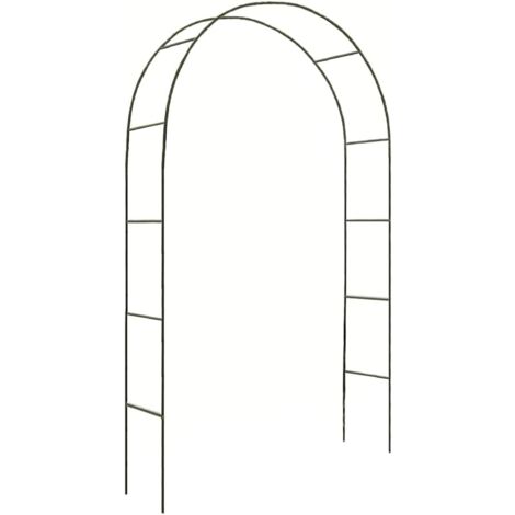 Arco decorativo da giardino struttura in metallo h 240 cm - biacchi ettore