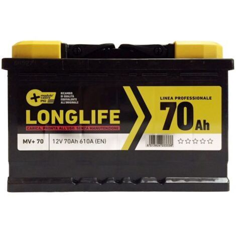 BATTERIA AVVIAMENTO AUTO URSUS 70 Ah mm. 278x175x190 h